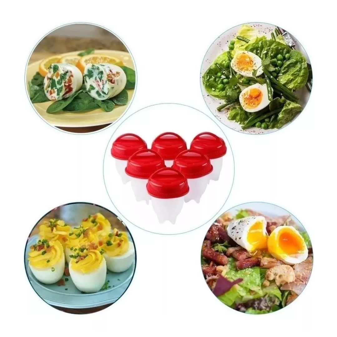 Miniatura 2 de Moldes Plasstico Hervir Huevos Cocidos